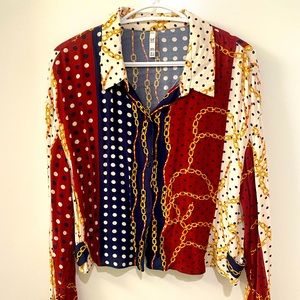 Zara, cropped blouse